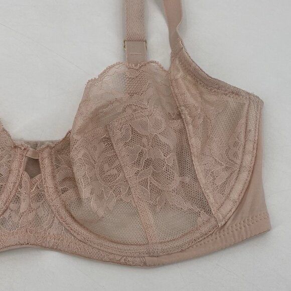 Natori 30D Lace Full Figure Underwire Bra Cameo Rose/Cashmere 746211 - Picture 3 of 9